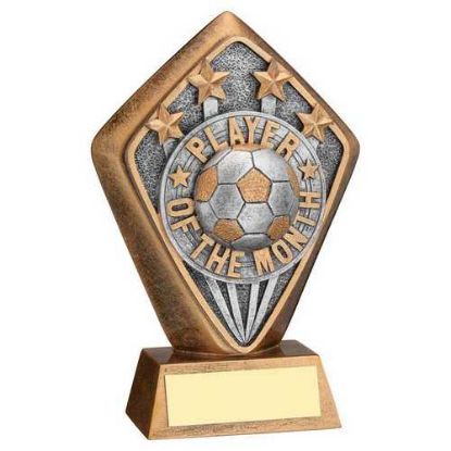 BRZ/GOLD DIAMOND HOLDER WITH PLAYER OF THE MONTH DISC AND PLATE