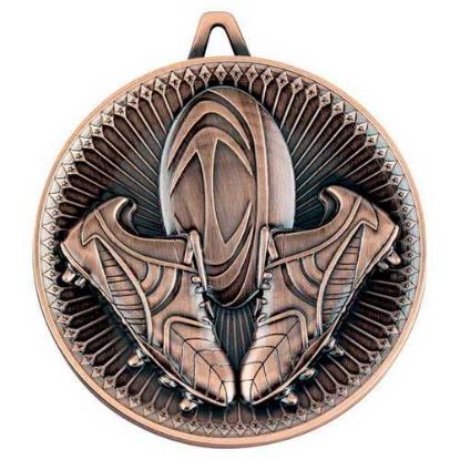 RUGBY DELUXE MEDAL BRONZE