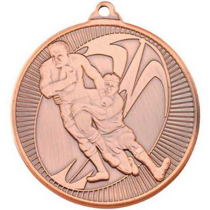 RUGBY MULTI LINE MEDAL BRONZE
