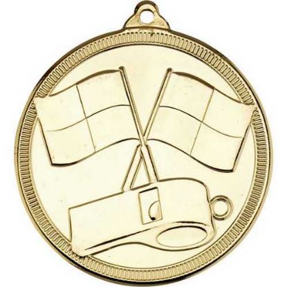 REFEREE MULTI LINE MEDAL GOLD