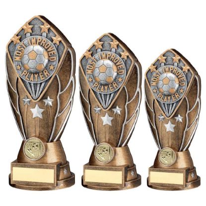 BZ/SILV DIAMOND COLUMN + MOST IMPROVED PLAYER DISC & PLATE