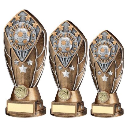 BZ/SILV DIAMOND COLUMN + TOP GOAL SCORER DISC & PLATE