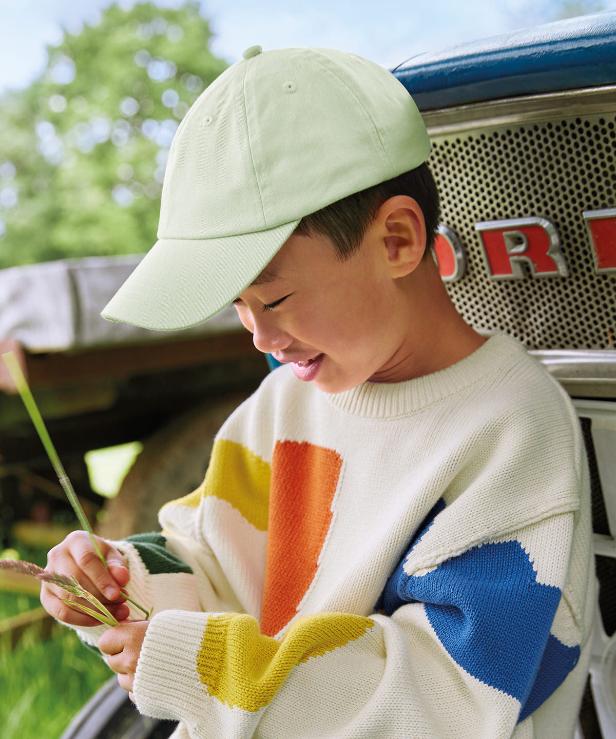 Beechfield B653B Junior low-profile 6-panel dad cap