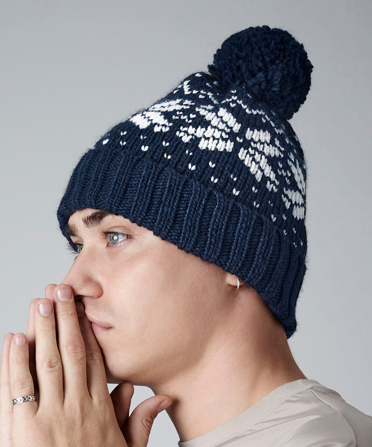 Beechfield BC456 Fair Isle snowstar® beanie