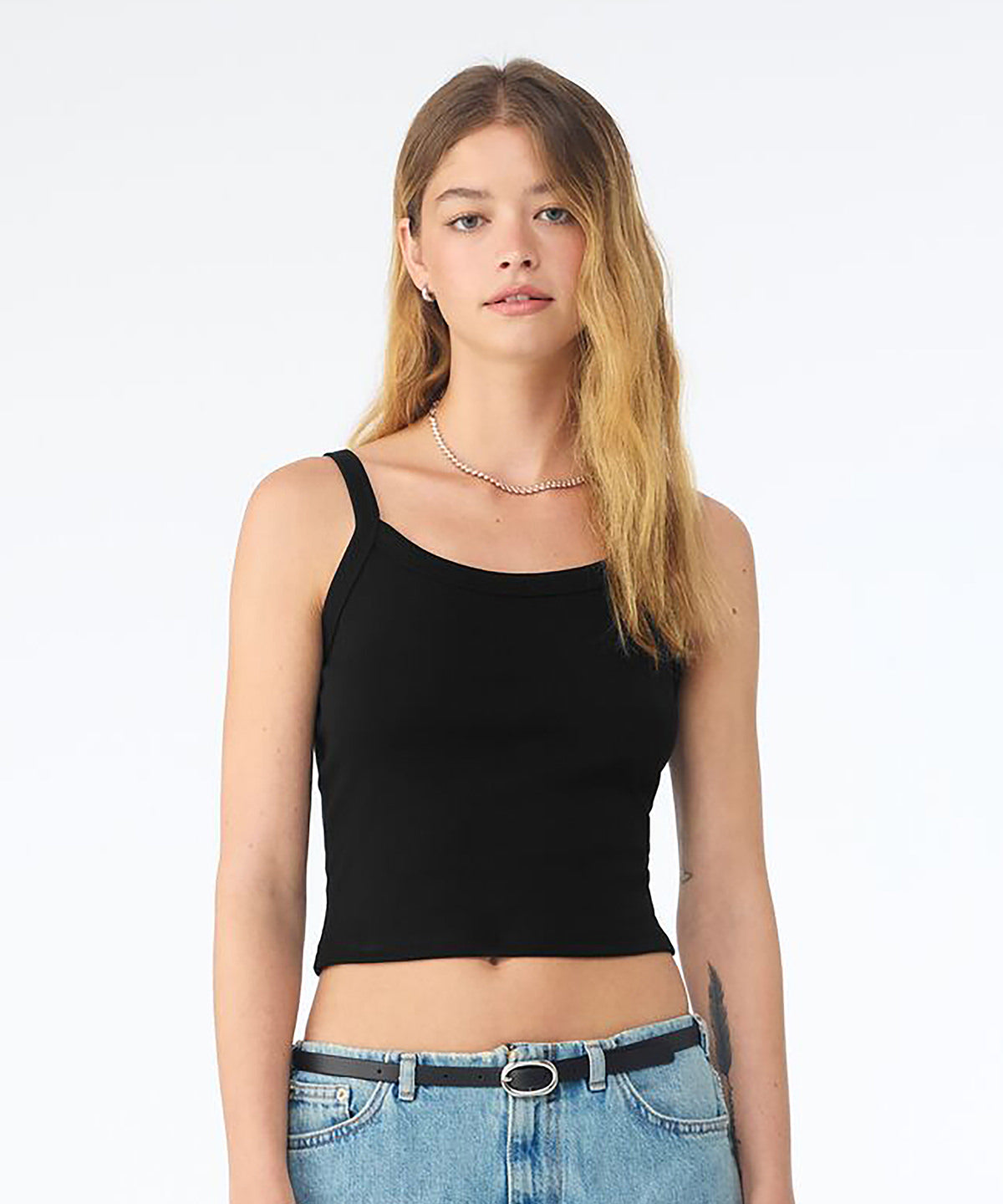 Bella Canvas BE139 Women’s micro rib spaghetti strap tank
