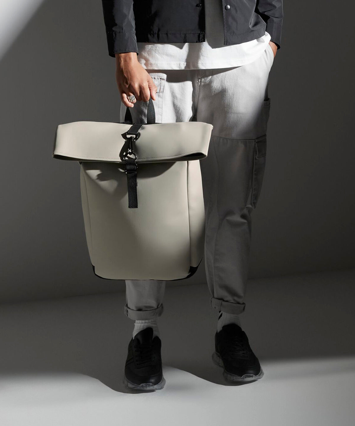 Bagbase BG335 Matte PU rolltop backpack