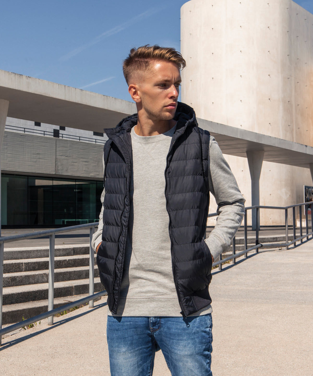 Build Your Brand BY046 Bubble vest