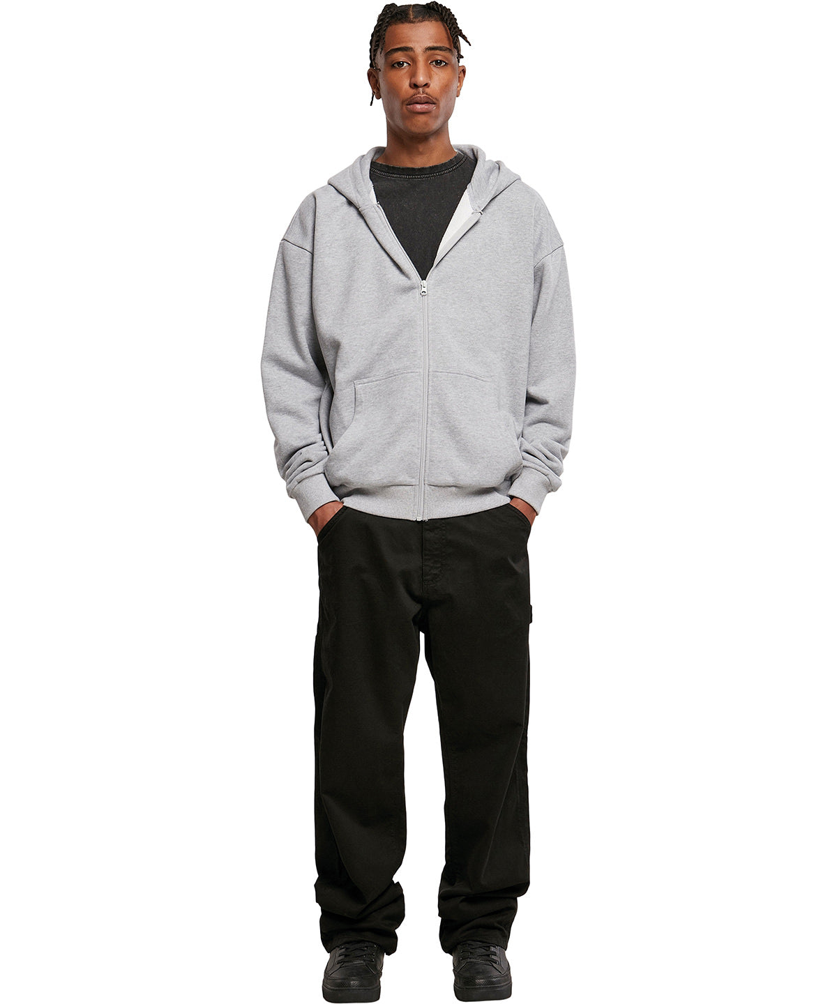 Build Your Brand BY192 Ultra heavy zip hoodie
