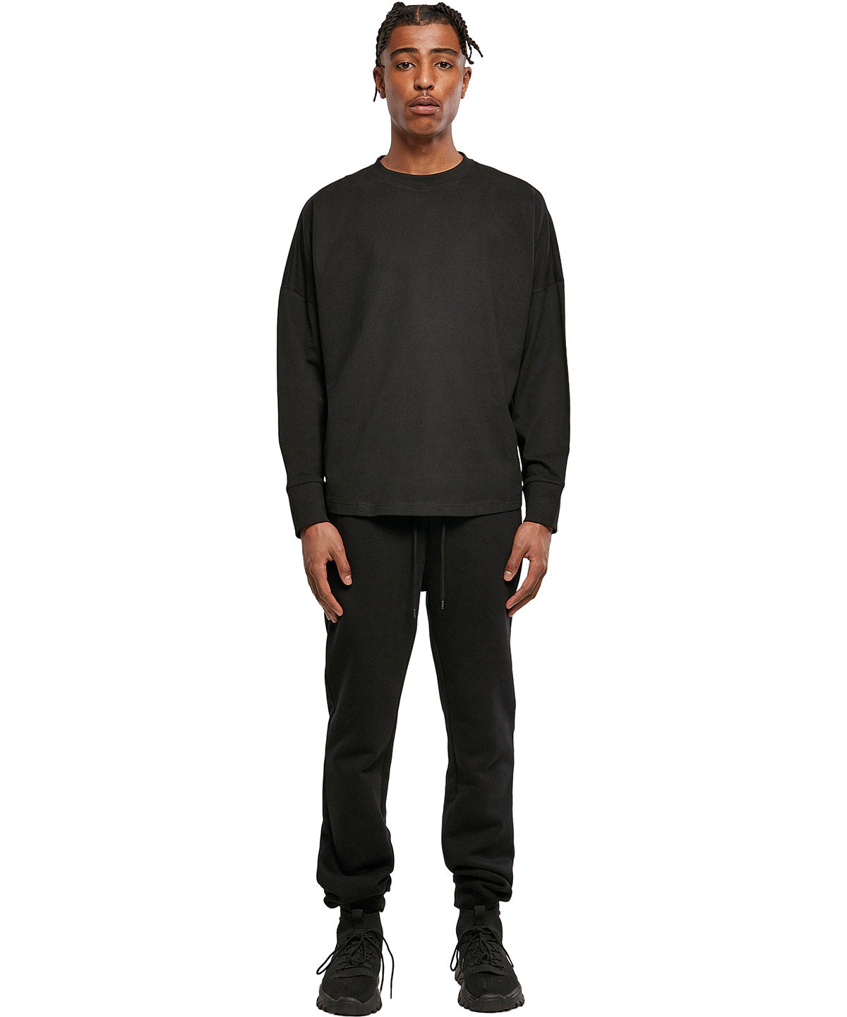 Build Your Brand BY198 Oversize cut on sleeve long sleeve