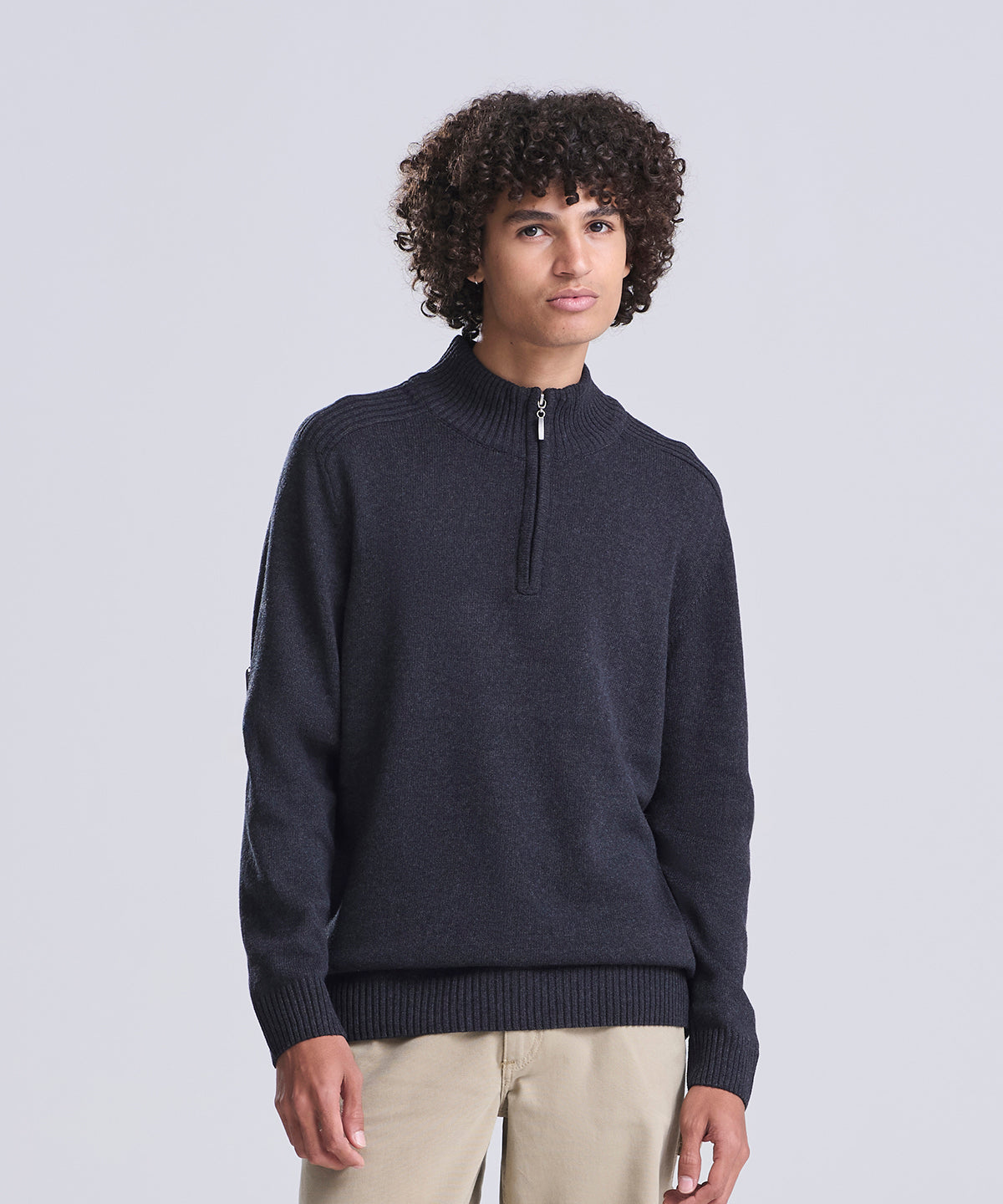 AWDis Ecologie EA061 Wakhan ¼ regen zip knit sweater