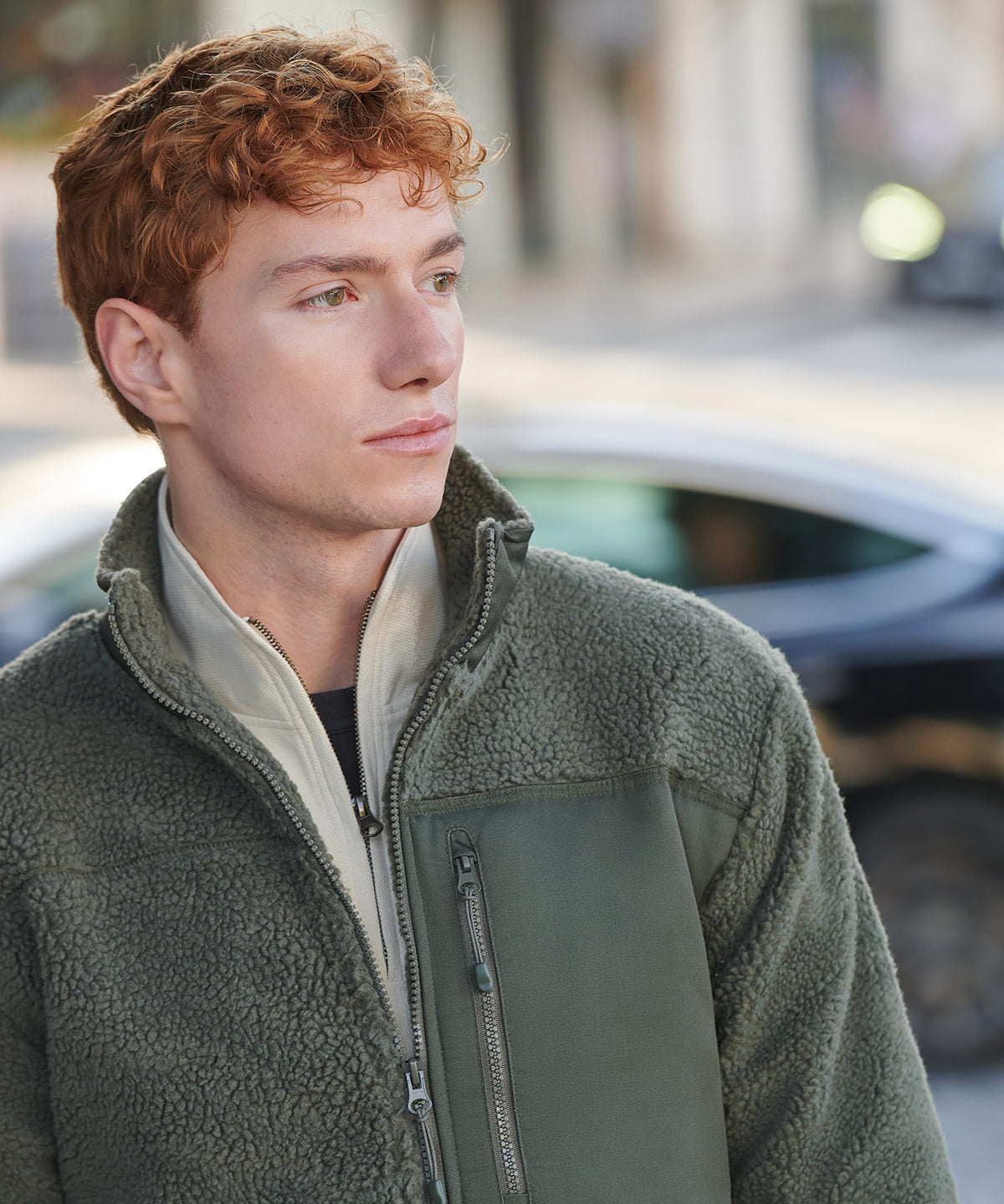 Front Row FR854 Recycled sherpa fleece