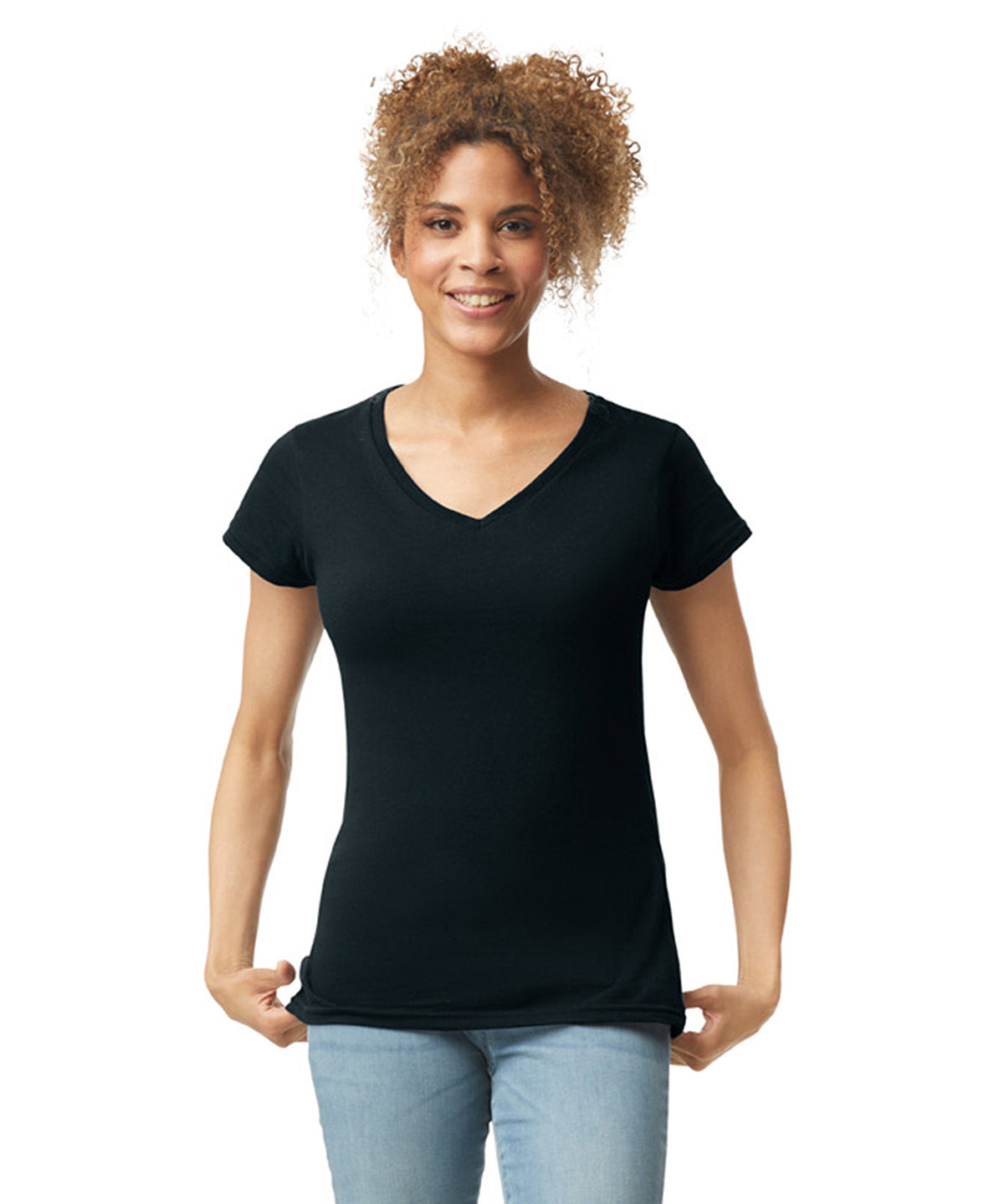 Gildan GD078 Softstyle™ women's v-neck t-shirt