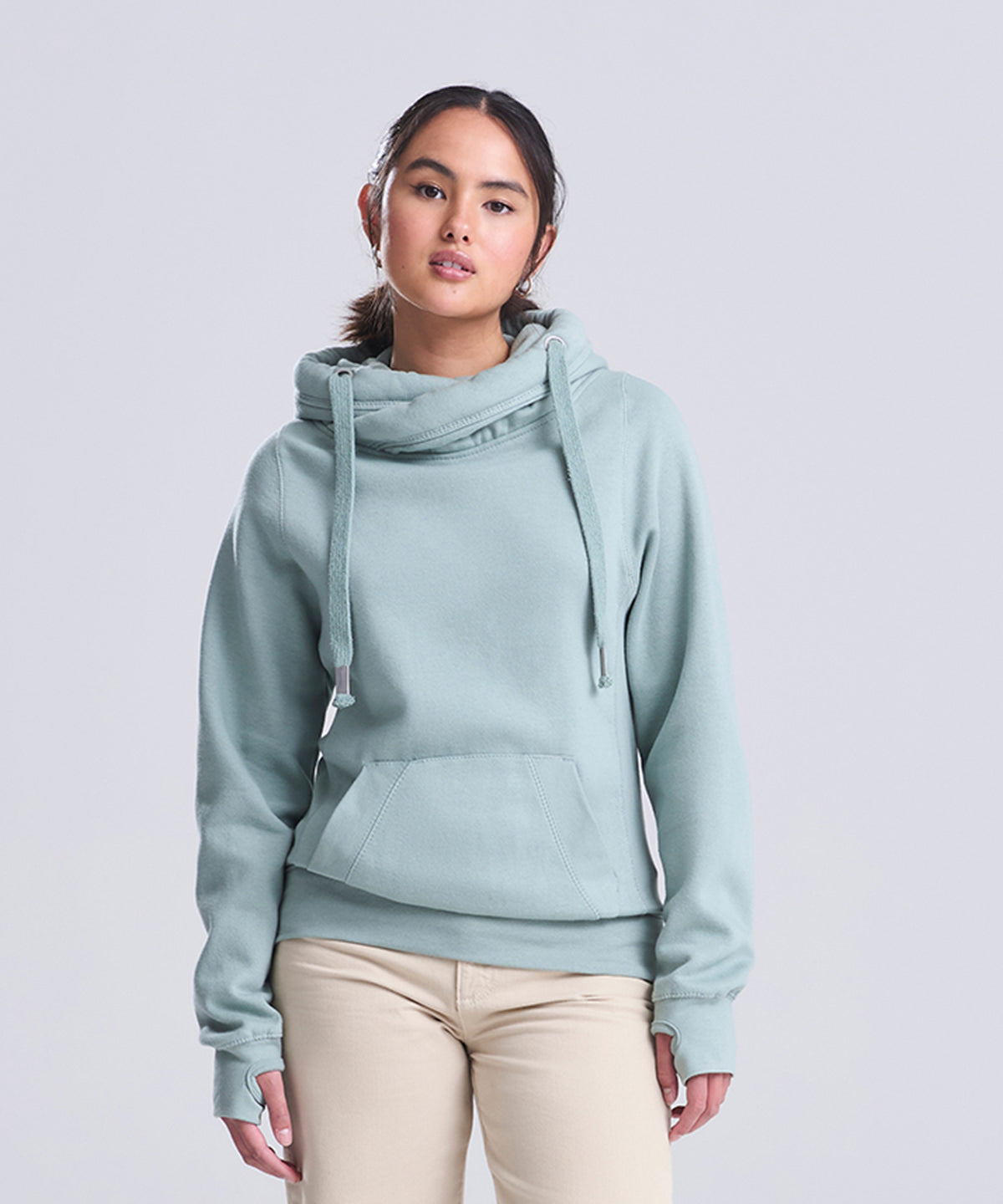 AWDis Just Hoods JH021 Cross neck hoodie