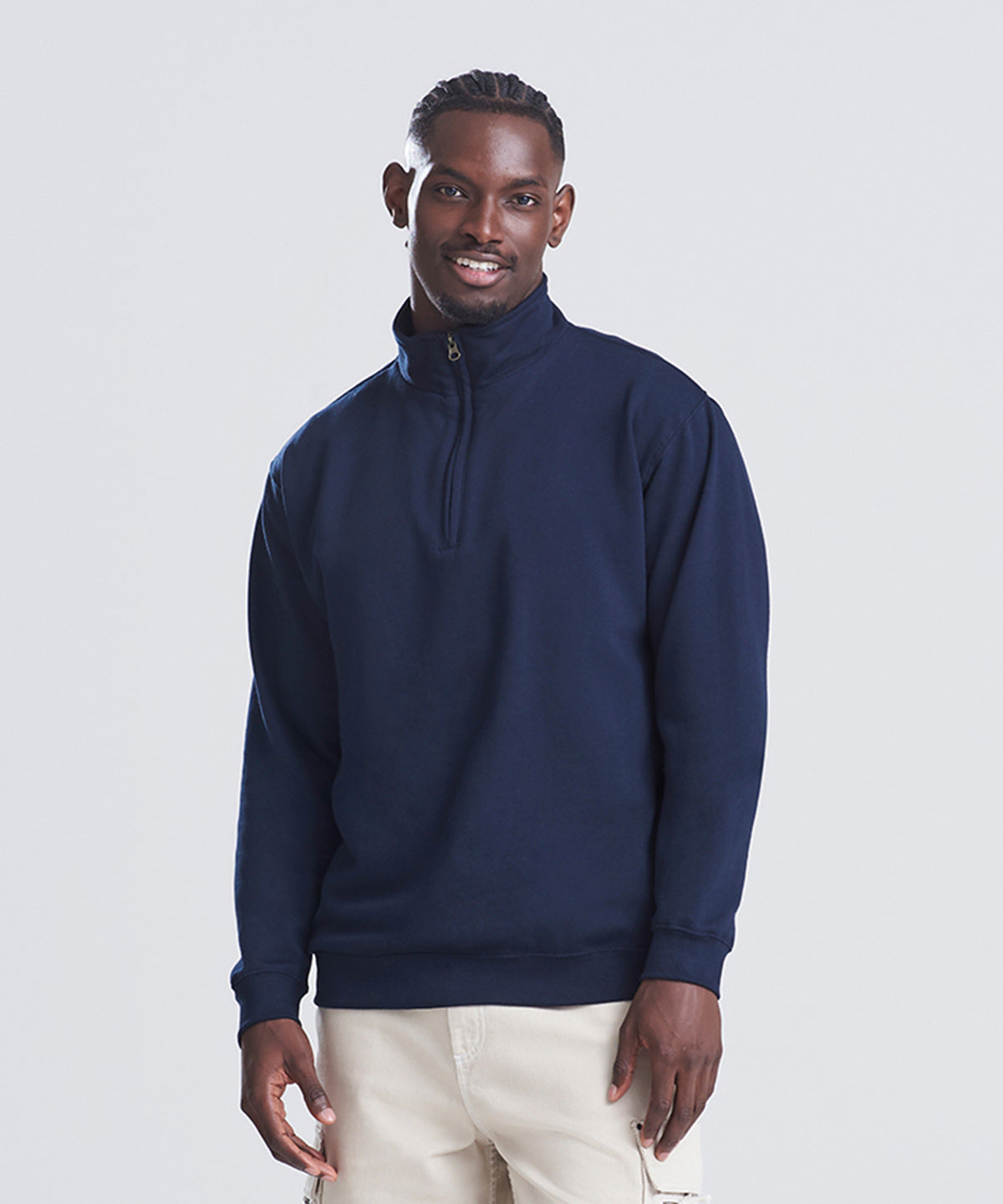 AWDis Just Hoods JH046 Sophomore ¼ zip sweatshirt