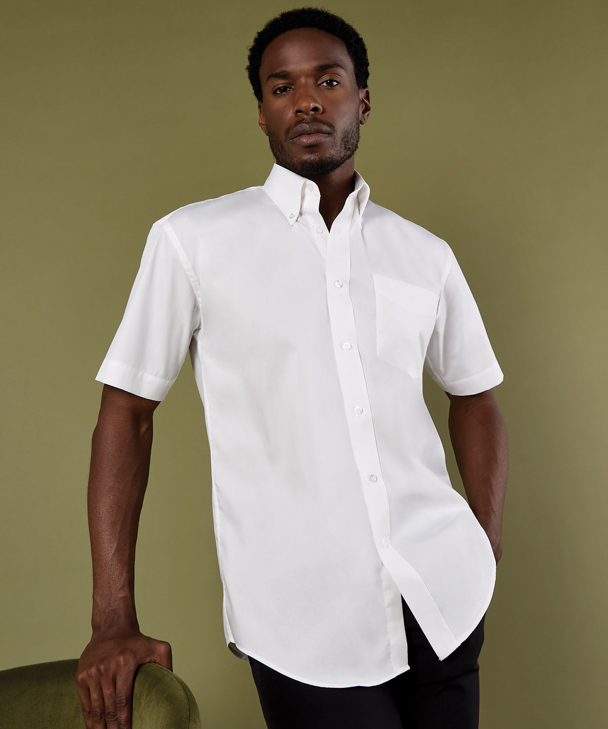 Kustom Kit KK109 Corporate Oxford shirt short-sleeved (classic fit)