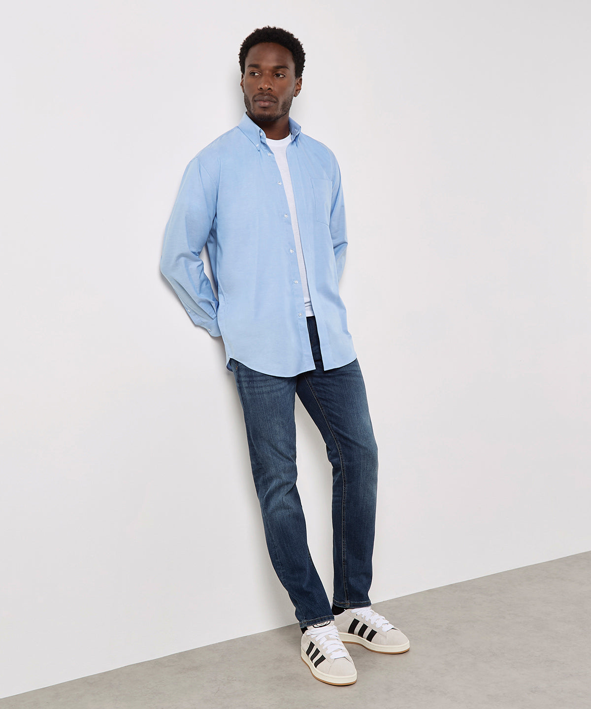 Kustom Kit KK351 Workplace Oxford shirt long-sleeved (classic fit)