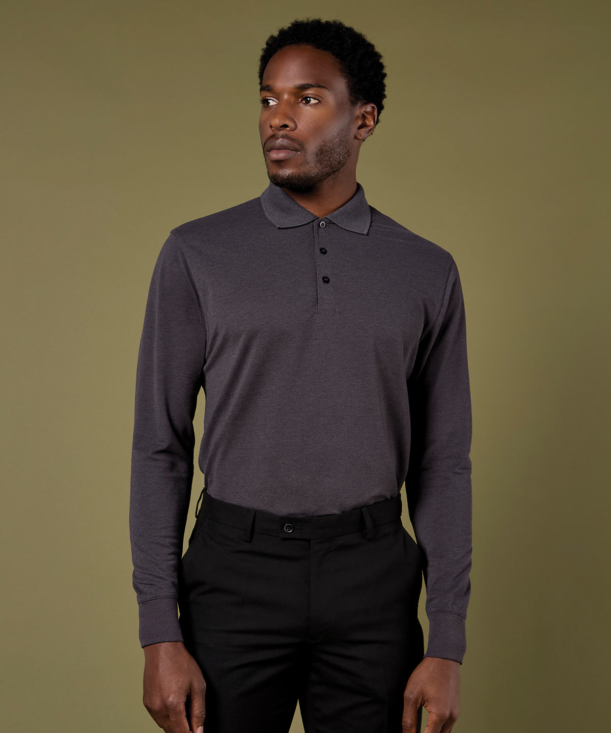 Kustom Kit KK430 Piqué polo long-sleeved (classic fit)