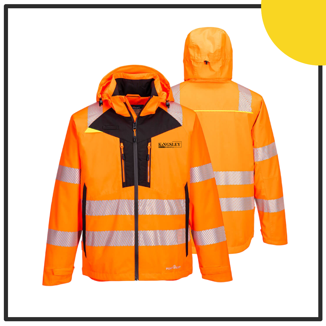 Portwest - DX462 Hi-Vis Rain Jacket