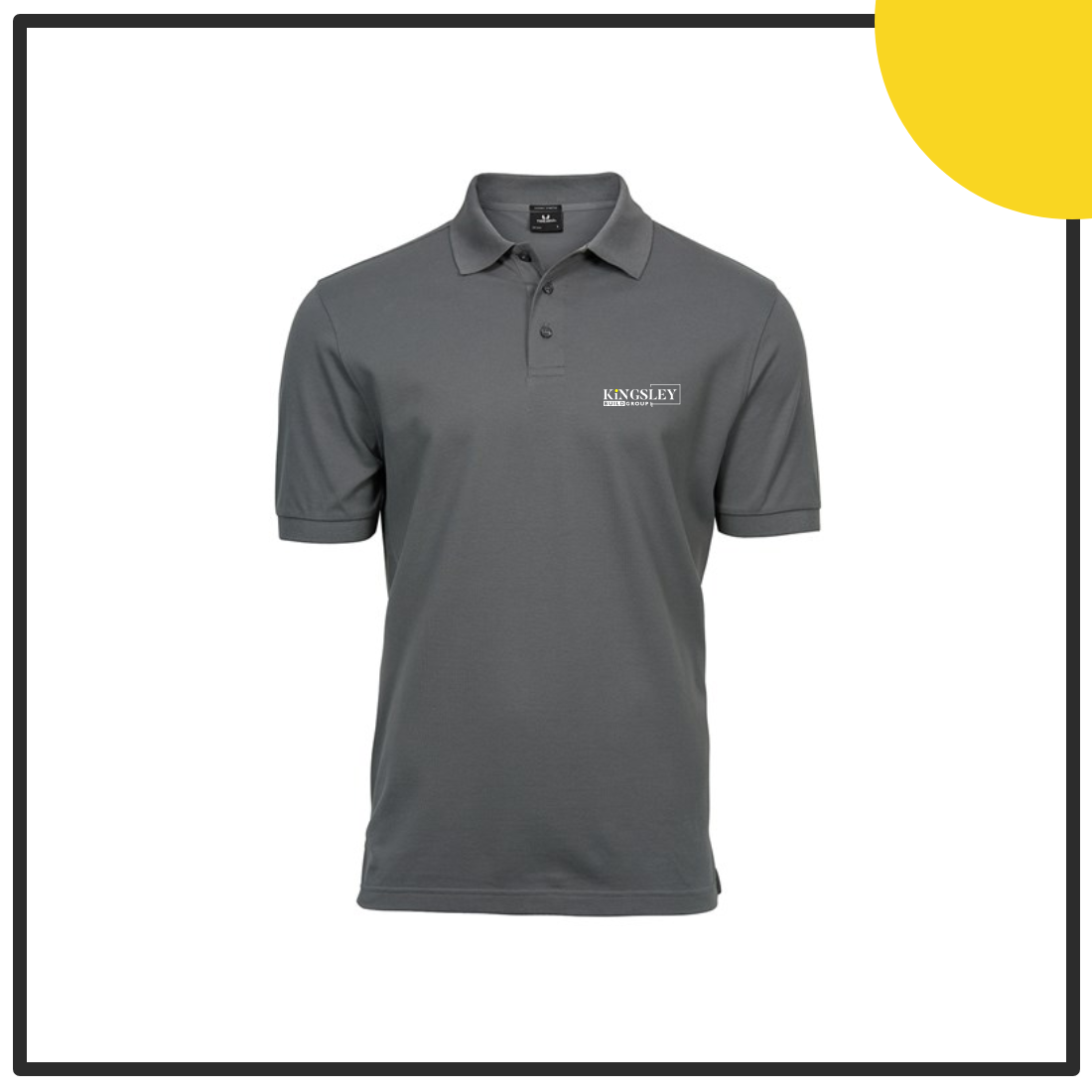 TJ001 Luxury stretch polo - Powder Grey