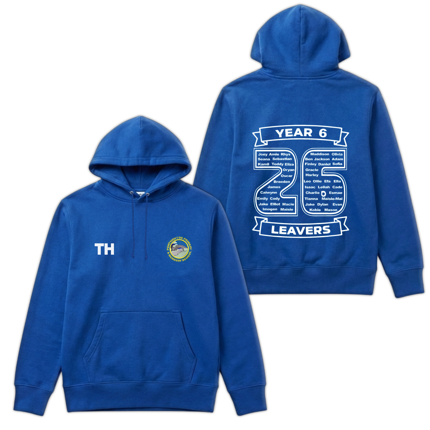 Pontnewydd Primary Leavers Hoodie (ADULT SIZE)