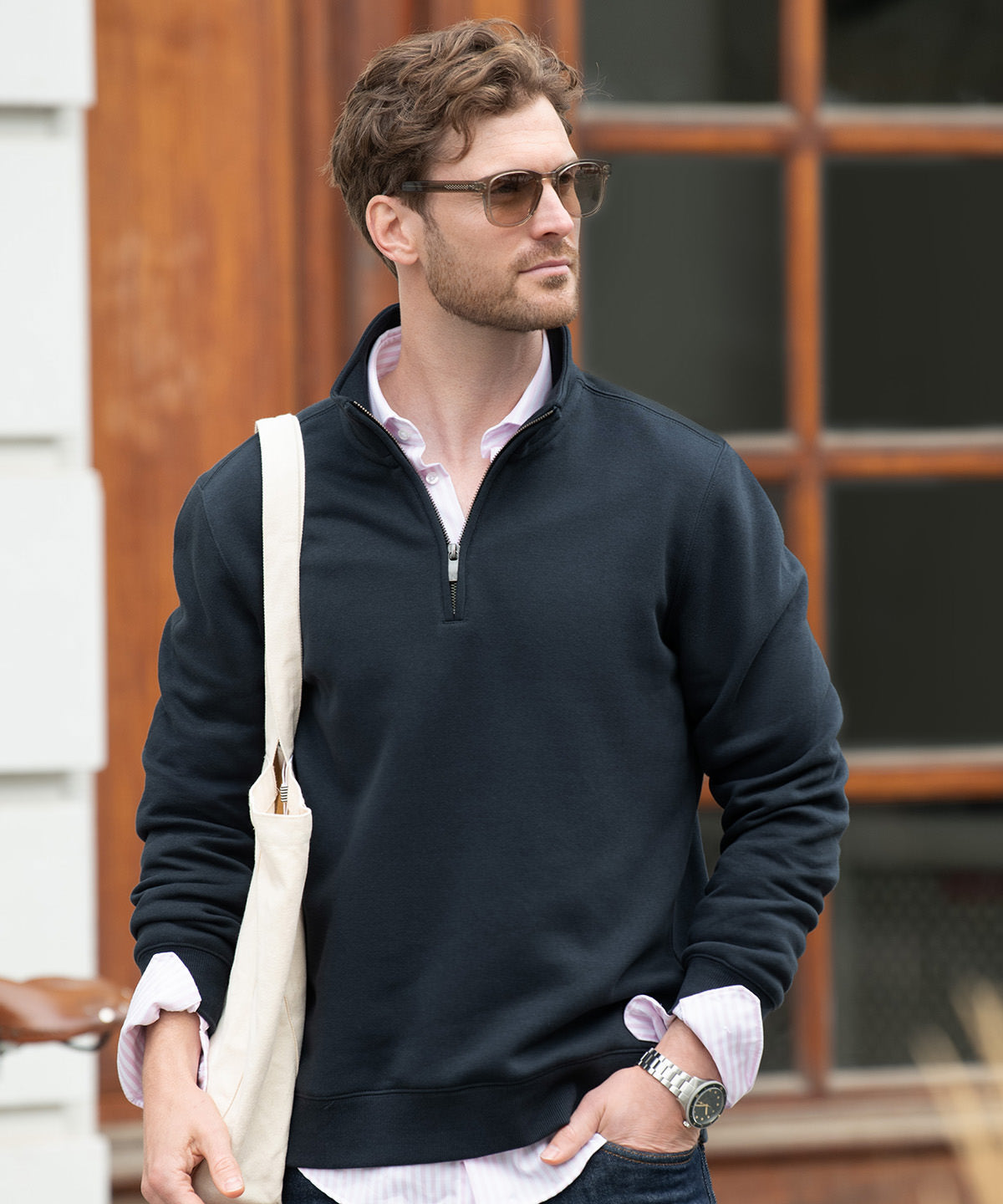 Nimbus NB130 Glendale unisex 1/4-zip sweatshirt