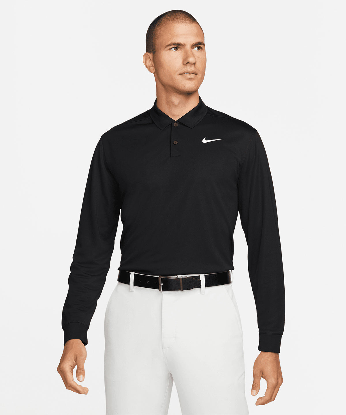 Nike NK354 Nike Dri-FIT Victory solid long sleeve polo