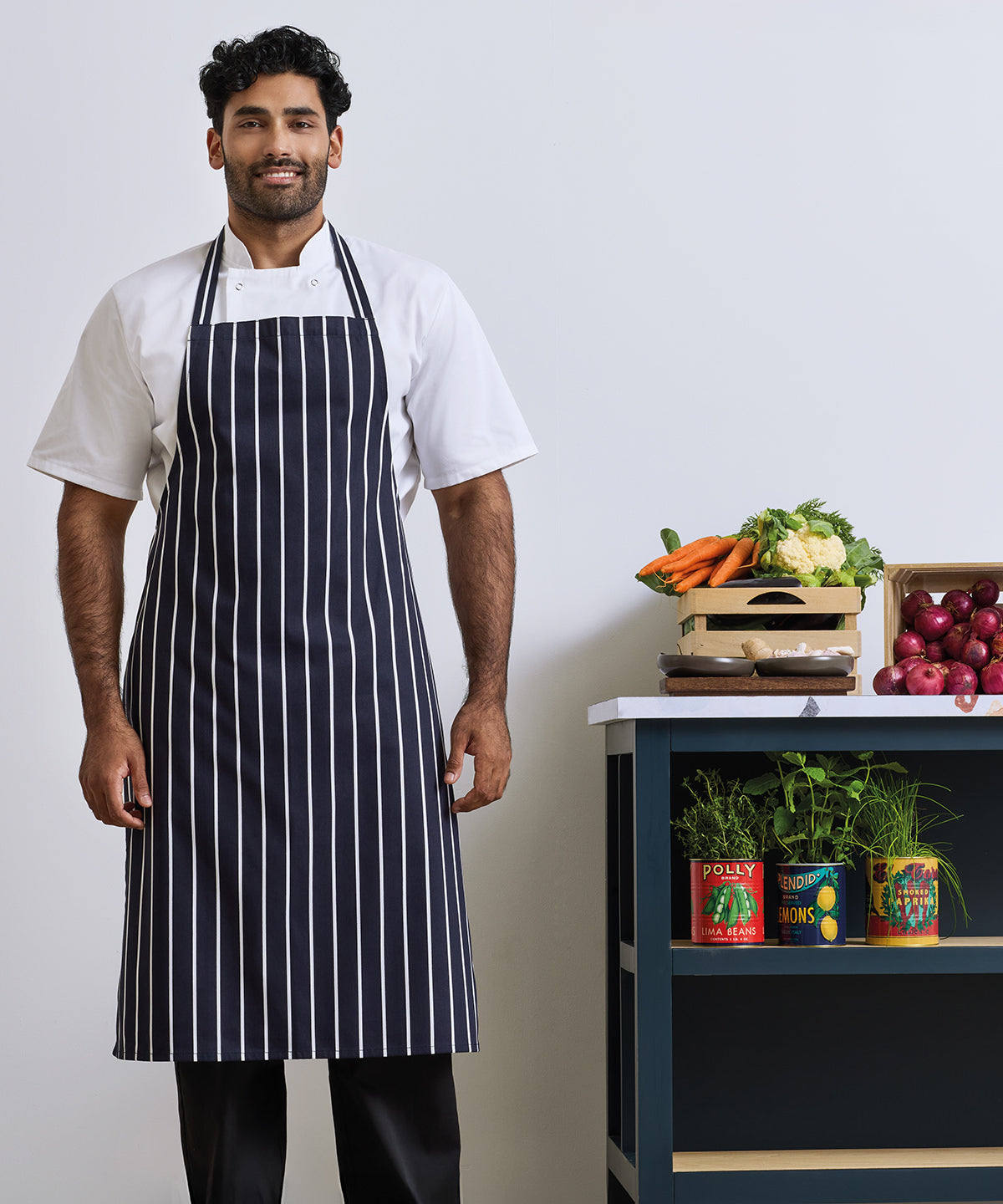 Premier PR110 Striped bib apron