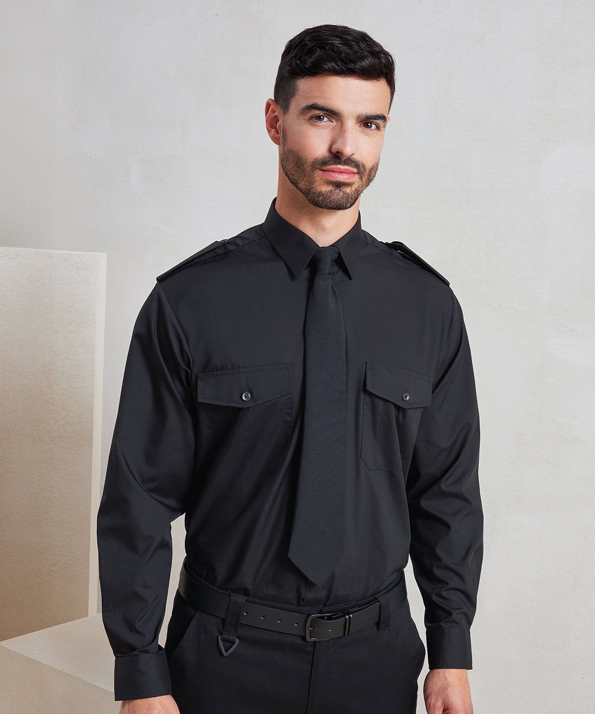 Premier PR210 Long sleeve pilot shirt
