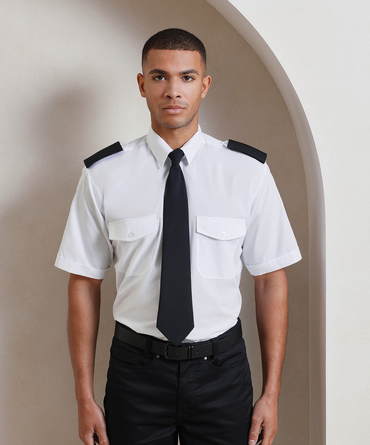 Premier PR212 Short sleeve pilot shirt