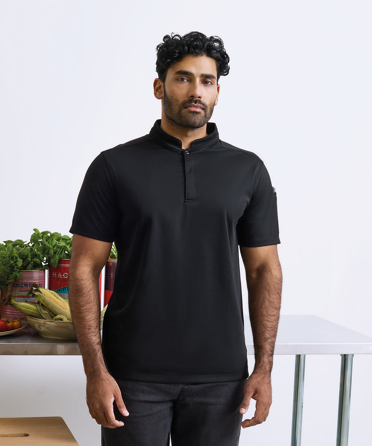 Premier PR646 Essential Coolchecker® short sleeve chef’s shirt