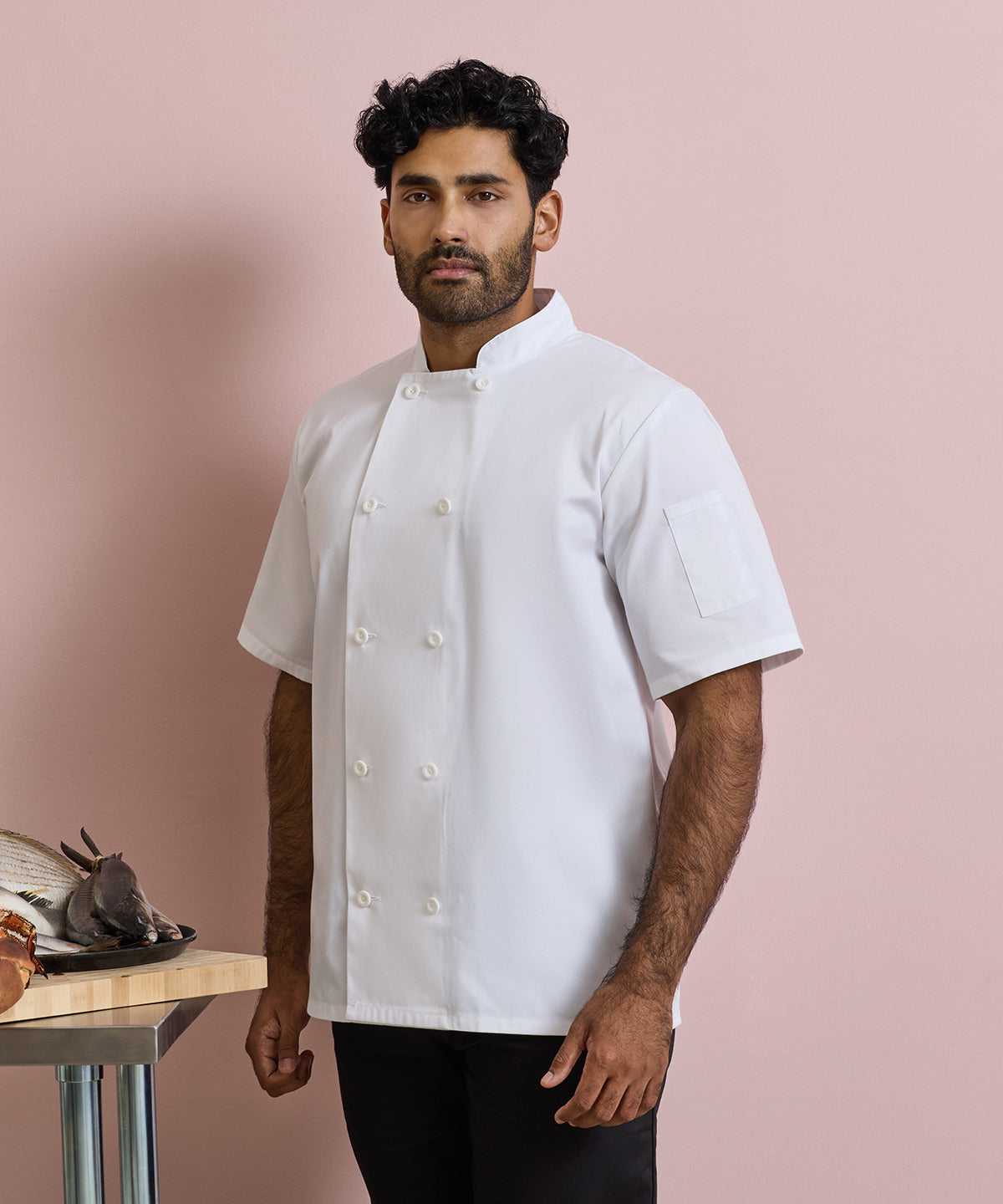 Premier PR656 Short sleeve chef’s jacket