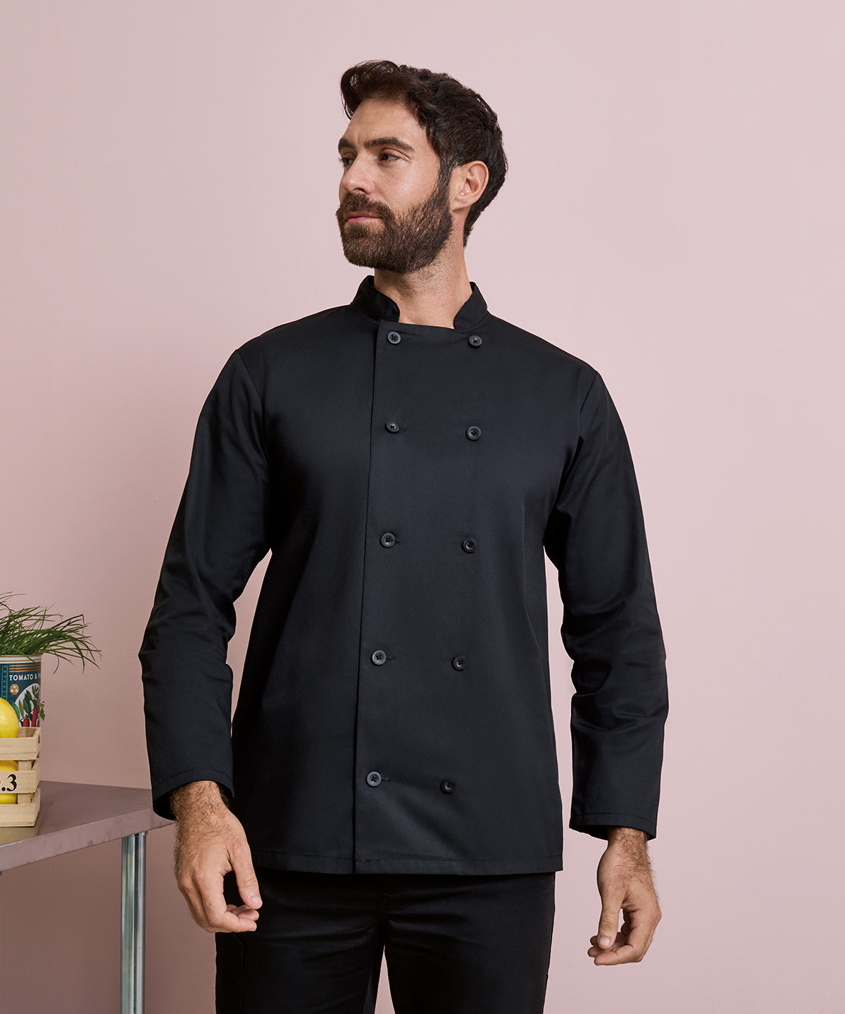 Premier PR657 Long sleeve chef’s jacket