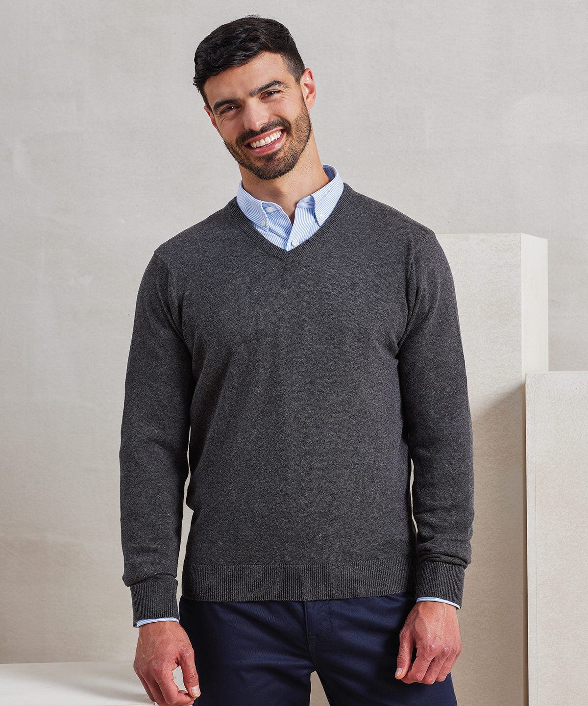 Premier PR694 V-neck knitted sweater