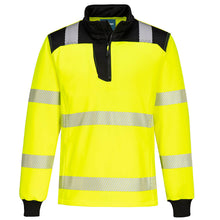 Load image into Gallery viewer, Portwest - PW326 - PW3 Hi-Vis 1/4 Zip Sweatshirt