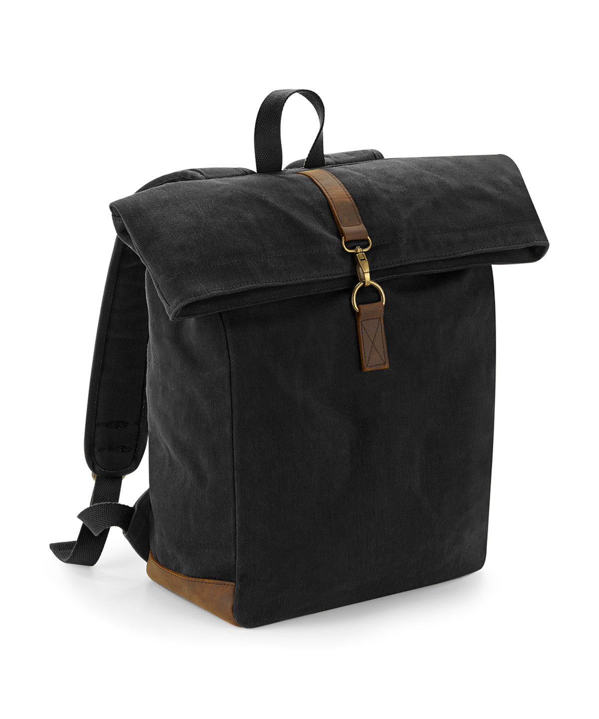 Quadra QD655 Heritage waxed canvas backpack