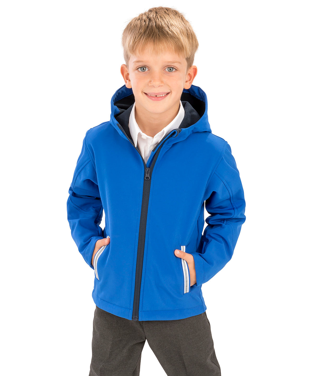 Result Core R224J Core junior TX performance hooded softshell jacket