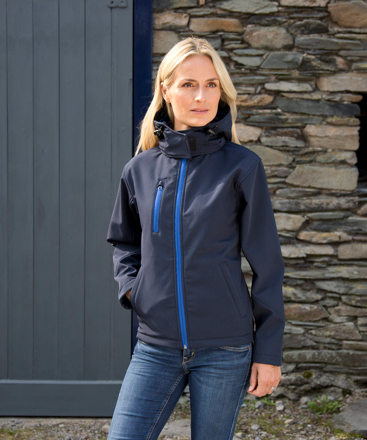 Result Core R230F Women's Core TX performance hooded softshell jacket