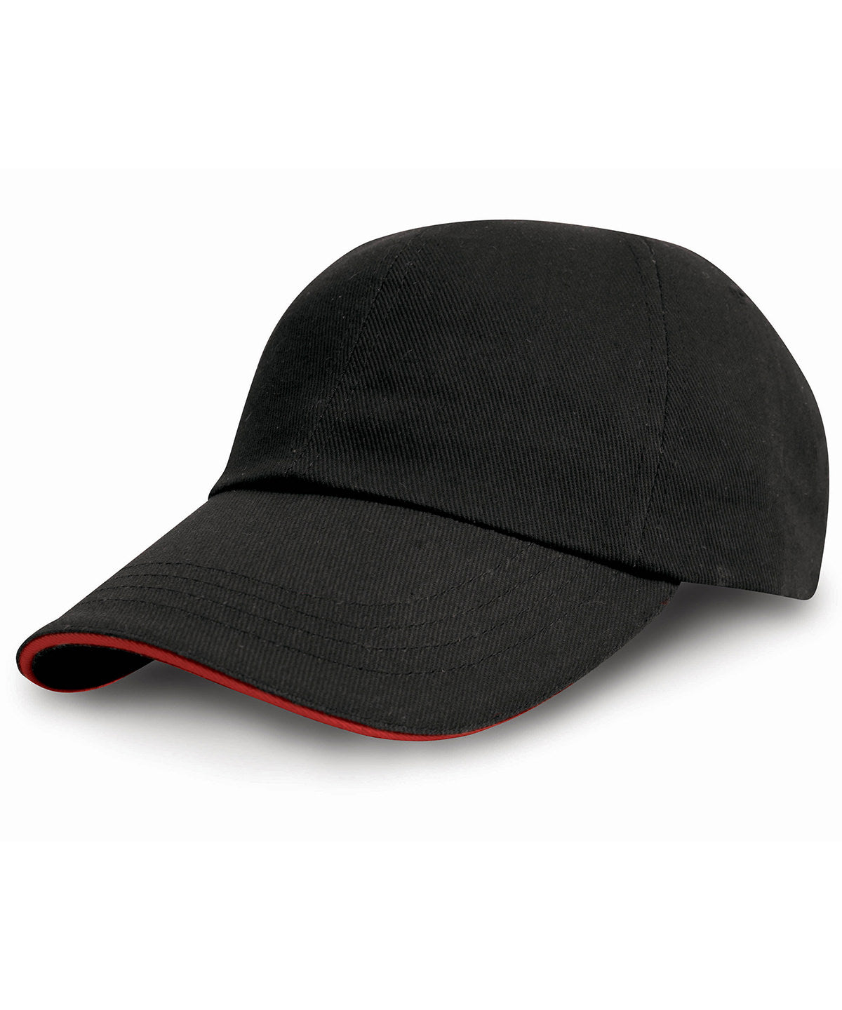 Result Headwear RC10P Heavy cotton drill pro-style with sandwich peak
