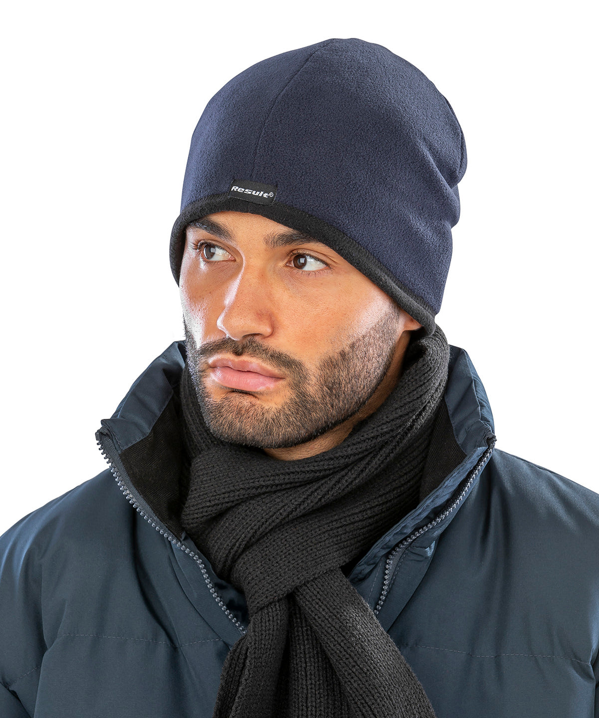 Result Winter Essentials RC142 Reversible microfleece bob hat