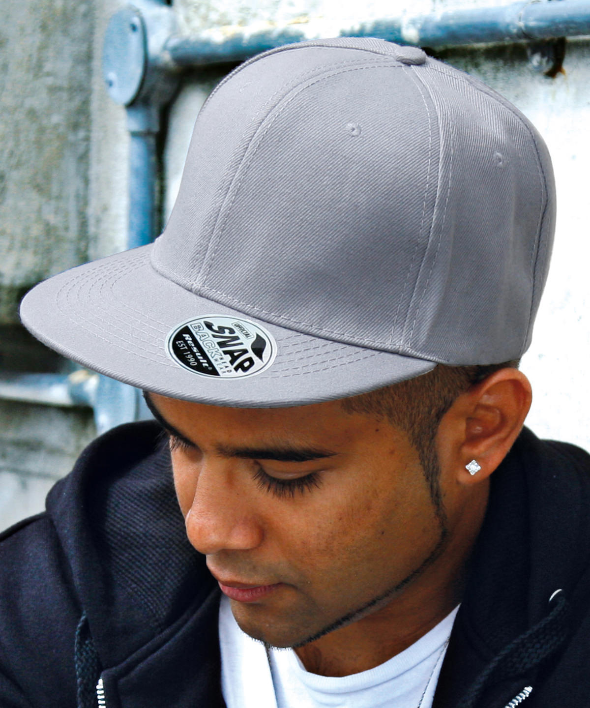 Result Headwear RC83X Bronx original flat peak snapback cap