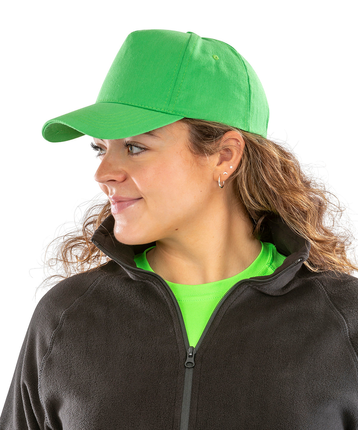 Result Headwear RC84X Boston 5-panel polycotton printer's cap