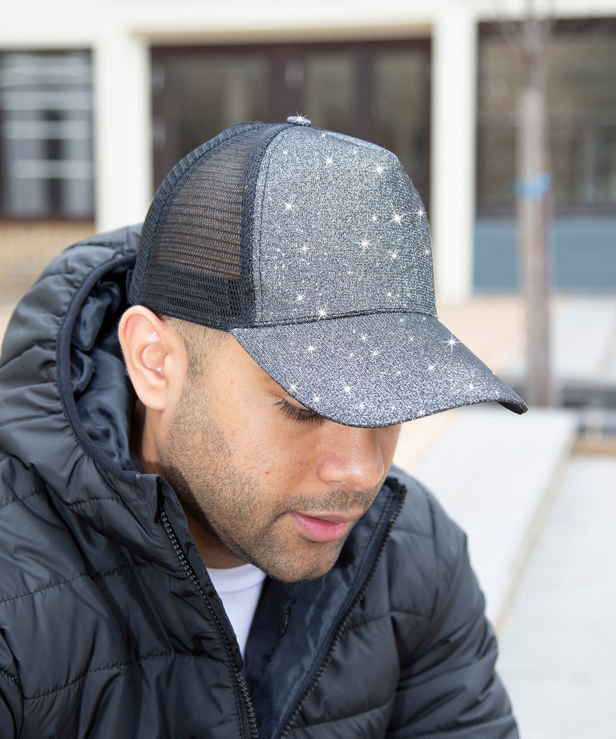 Result Headwear RC90X Core New York sparkle cap