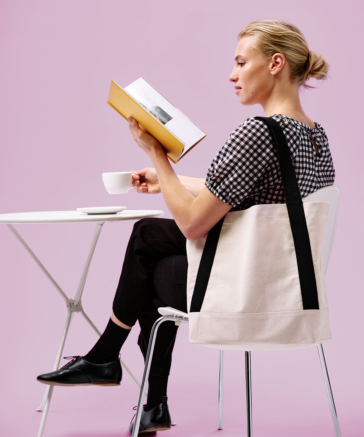 Nutshell® RL685 Dakota recycled contrast strap tote