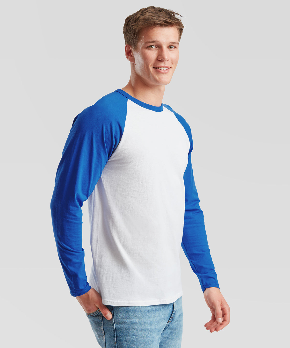 Fruit of the Loom SS028 Long sleeve baseball T