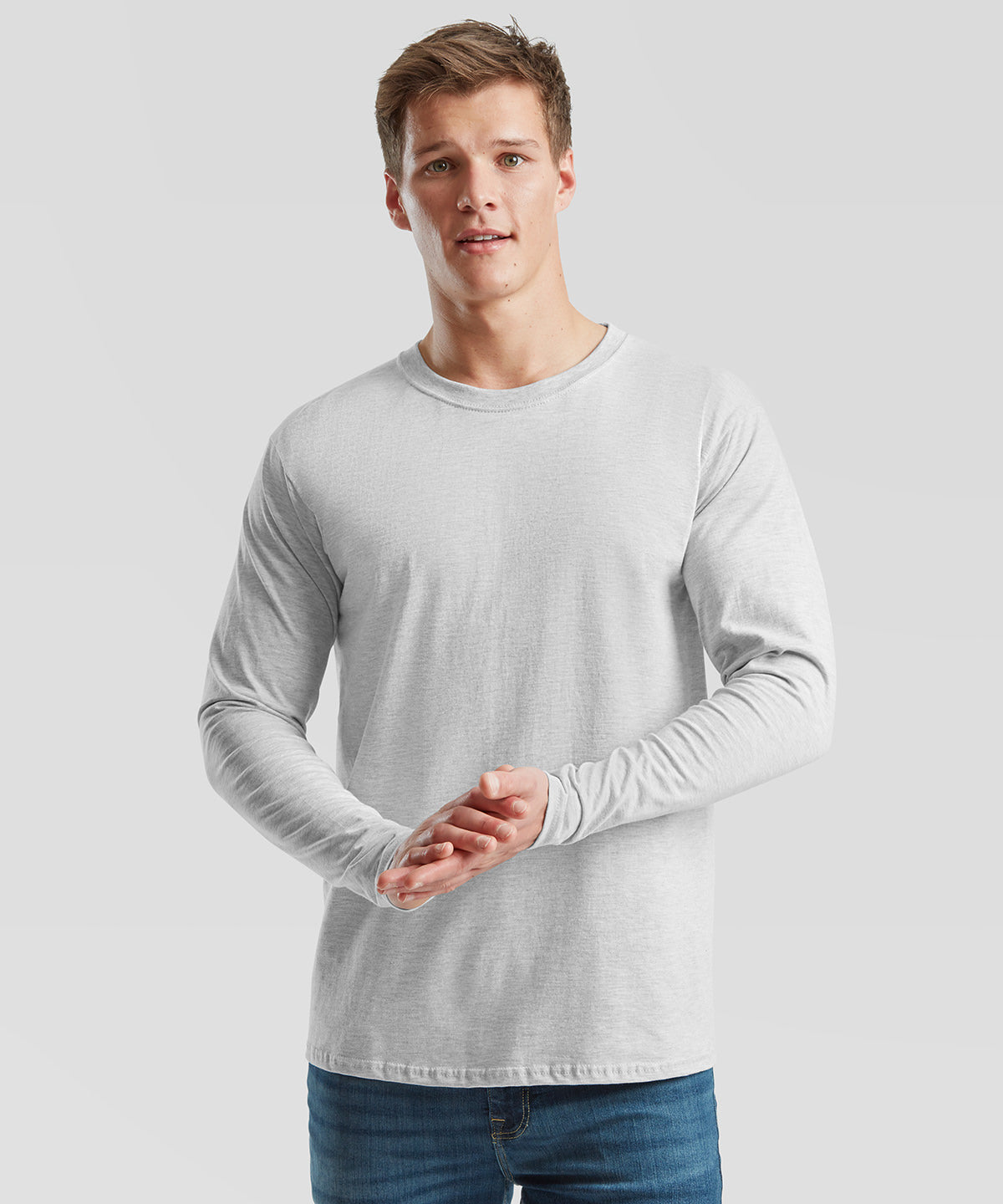 Fruit of the Loom SS434 Iconic 195 ringspun premium long sleeve T
