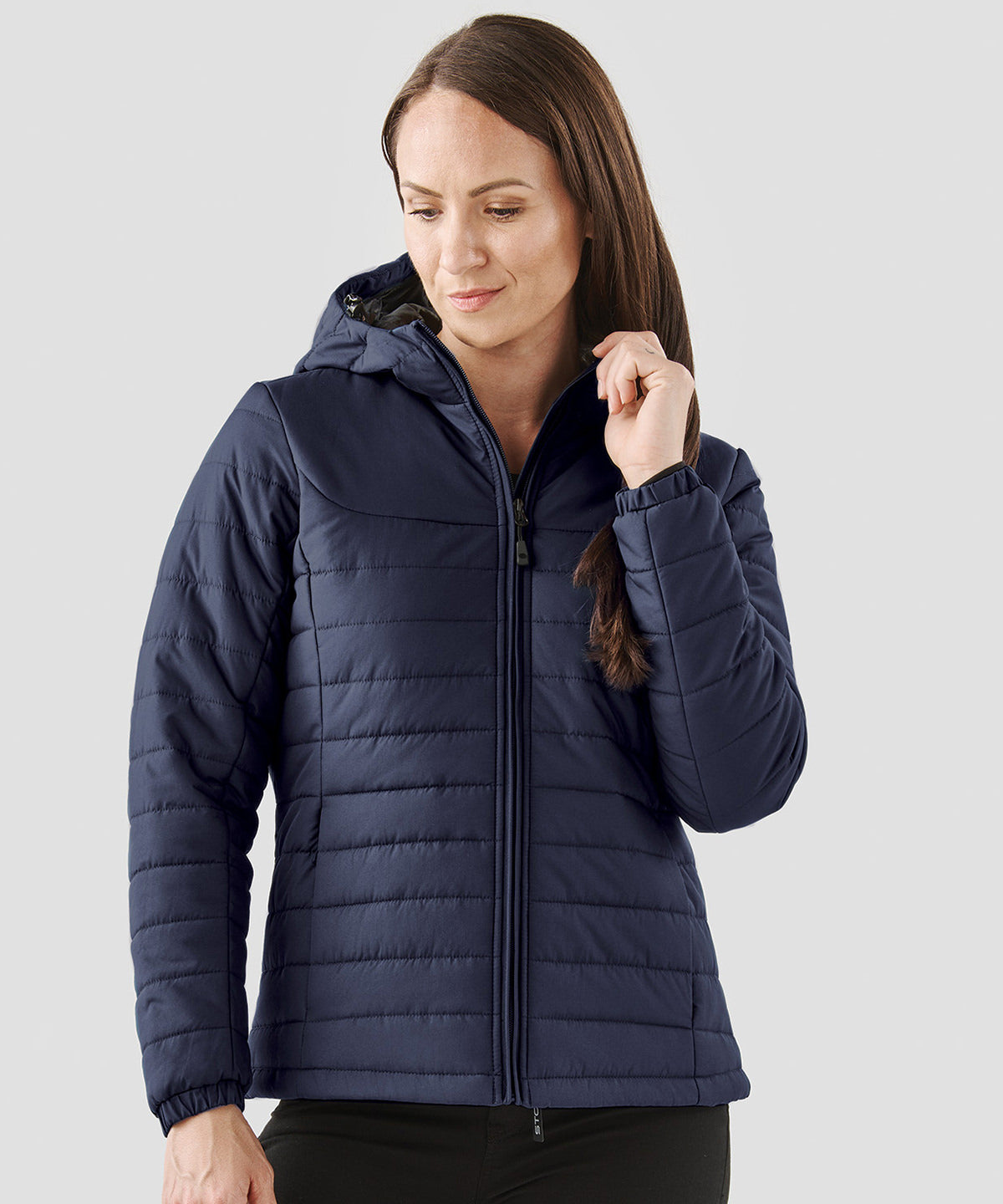 Stormtech ST213 Women’s Nautilus quilted hooded jacket