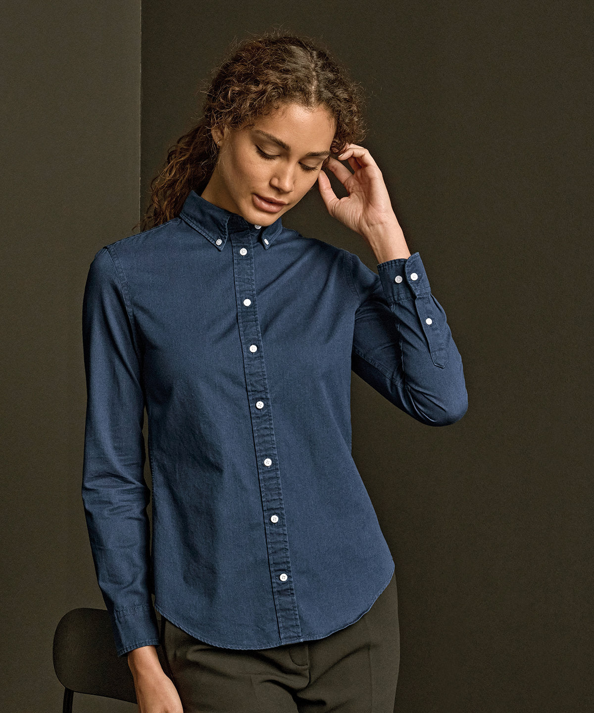 Tee Jays TJ038 Women’s casual twill shirt (4003)