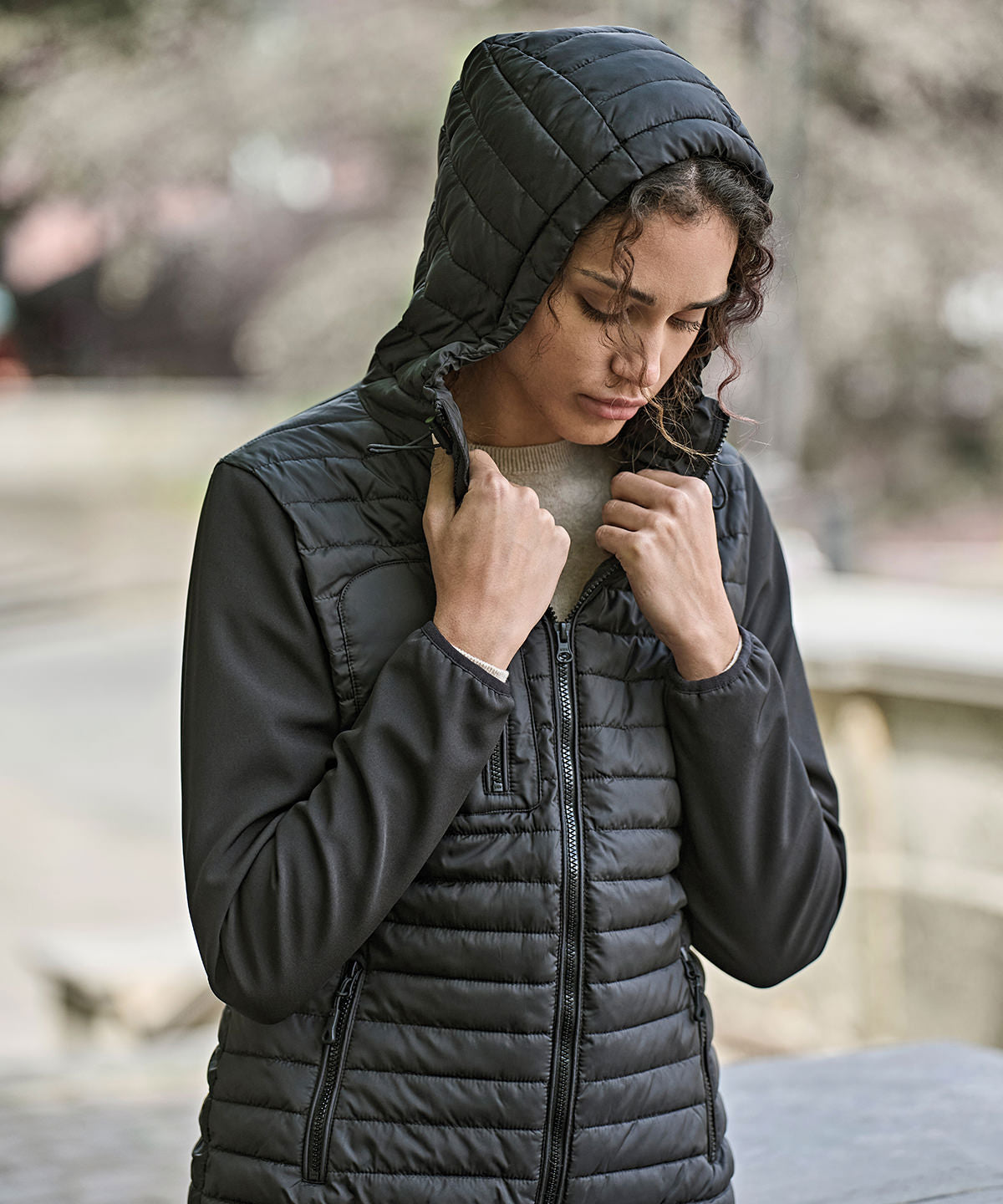 Tee Jays TJ106 Women’s hooded crossover jacket (9629)