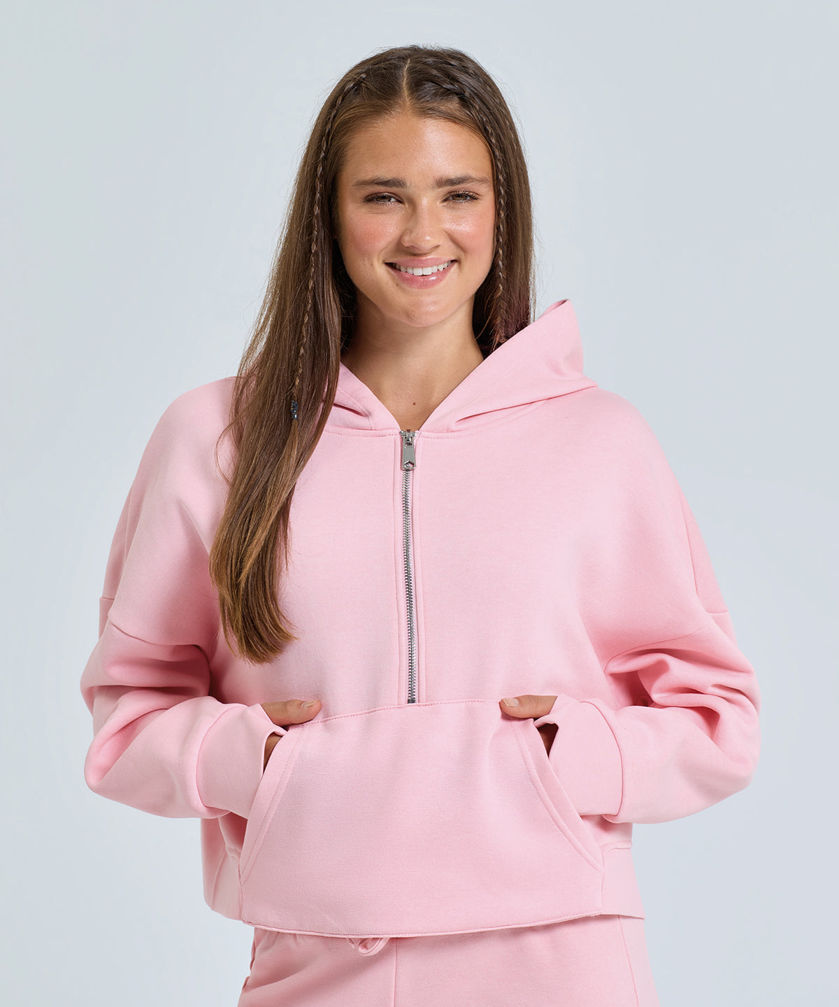 TriDri® TR077 Women's TriDri® half zip hoodie