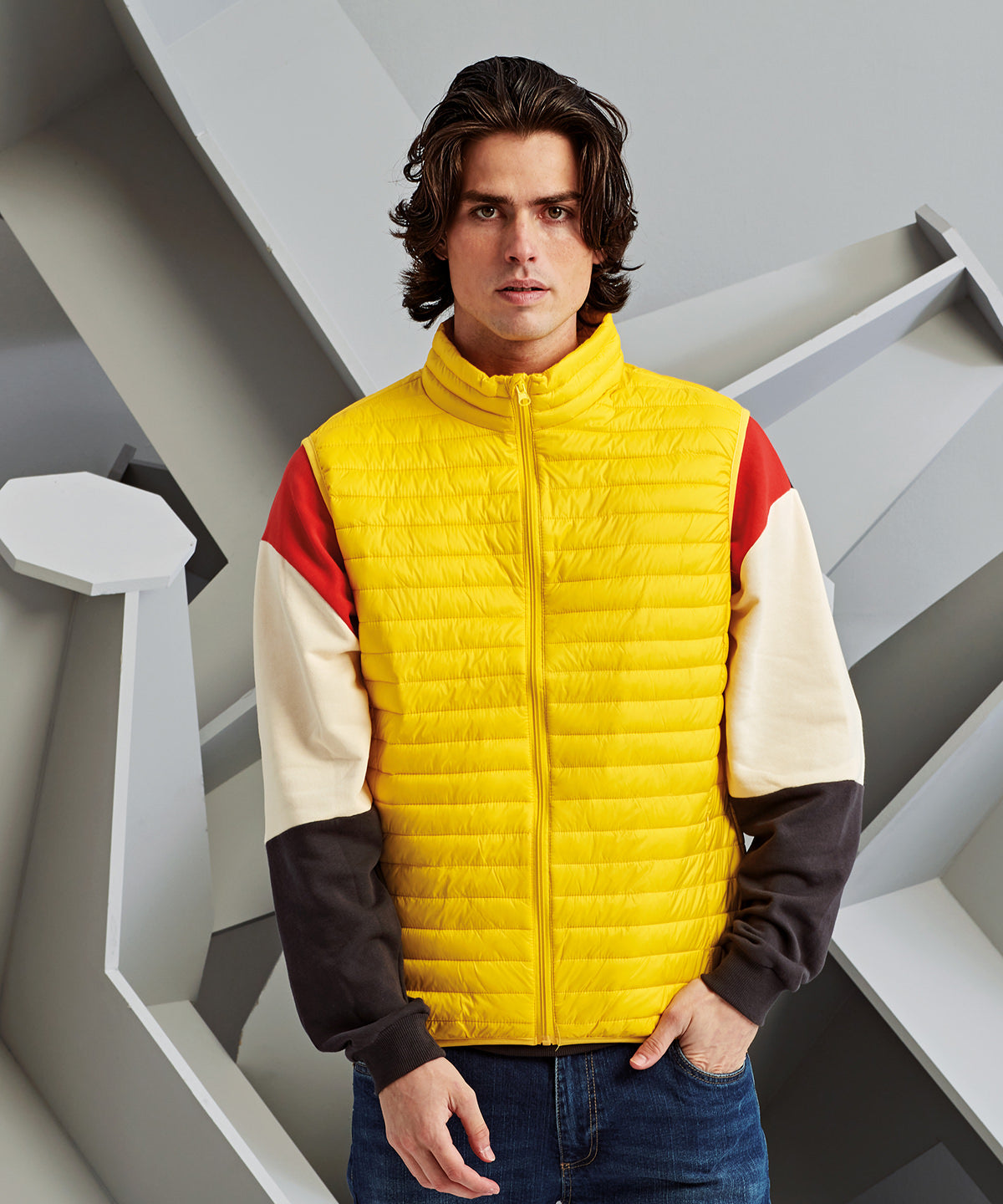 2786 TS019 Tribe fineline padded gilet